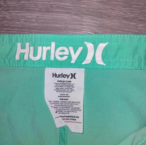 HURLEY water repellant shorts nwt - Picture 3 of 5
